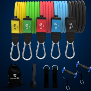 Barbarian™ Elite Bands – 5 Bands Kit – Up to 190 lbs of Resistance!